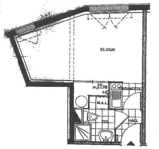 Location Appartement studio 1 pièce 23 m² Nantes 44000 Cité des congrès
