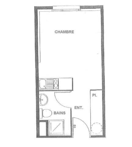 Location Appartement studio 1 pièce 23 m² Nantes 44000 Guist'hau