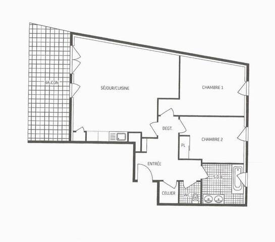 Location Appartement t3 71 m² Clisson 44190
