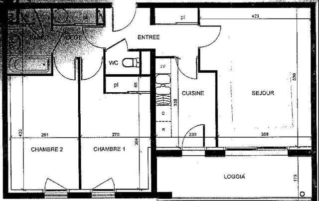 Location Appartement t3 66 m² Saint-Sébastien-sur-Loire 44230