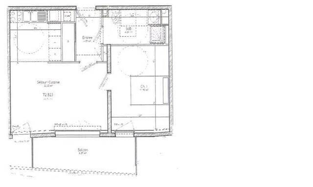 Location Appartement t2 44 m² Orvault 44700