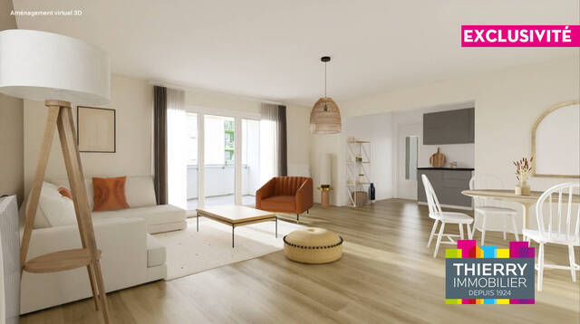 Vente Appartement 3 pièces 64.37 m² Saint-Herblain 44800 Saint-Herblain Nord-Sillon-Thébaudières