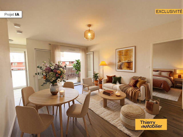Vente Appartement 2 pièces 45.33 m² Nantes 44200 Saint-Jacques