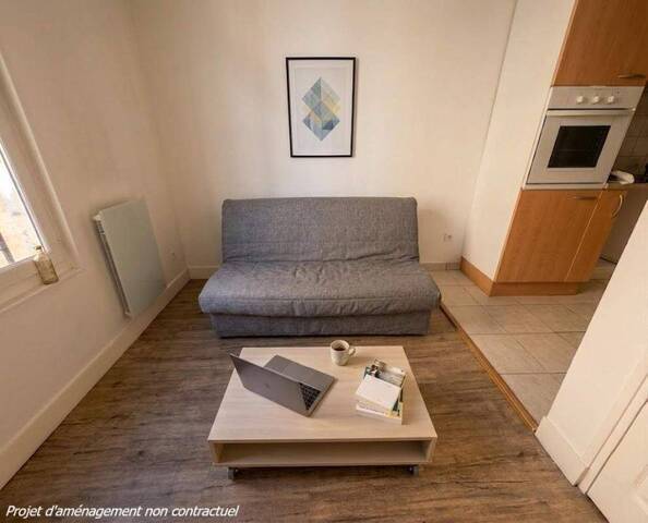 Location Appartement studio 1 pièce 16 m² Nantes 44000 Centre ville