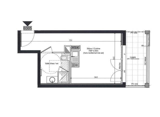Location Appartement studio 1 pièce 22 m² Saint-Nazaire 44600 CENTRE VILLE - GARE