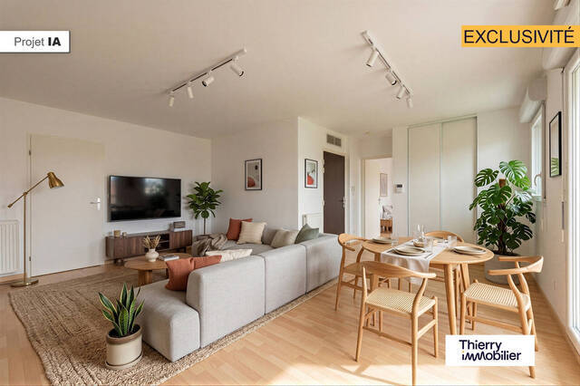 Vente Appartement 3 pièces 65.76 m² Nantes 44200 Gare Sud - Malakoff
