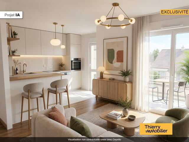 Vente Appartement 2 pièces 48 m² Nantes 44300 Doulon - Vieux Doulon