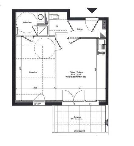 Location Appartement t2 38 m² Saint-Nazaire 44600 CENTRE VILLE - GARE
