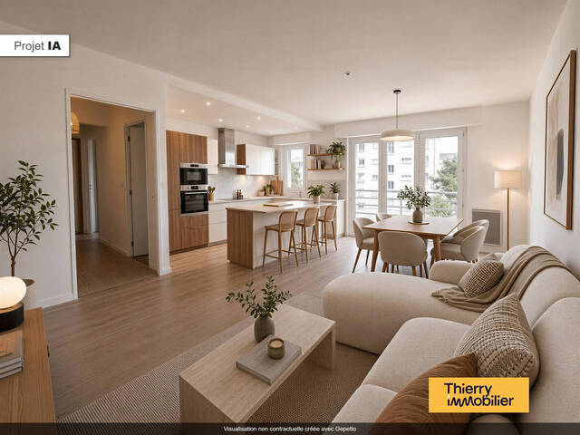 Vente Appartement 3 pièces 58.79 m² Nantes 44300 Jardin des plantes