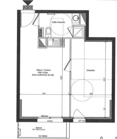 Location Appartement t2 39 m² Saint-Nazaire 44600 CENTRE VILLE - GARE
