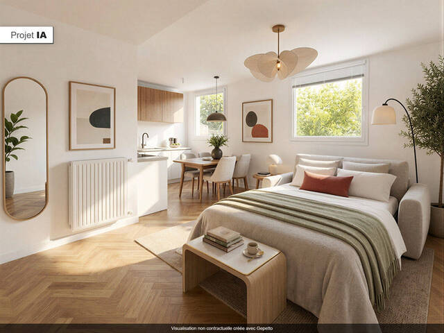Vente Appartement 1 pièce 26.22 m² Nantes 44100 Centre ville