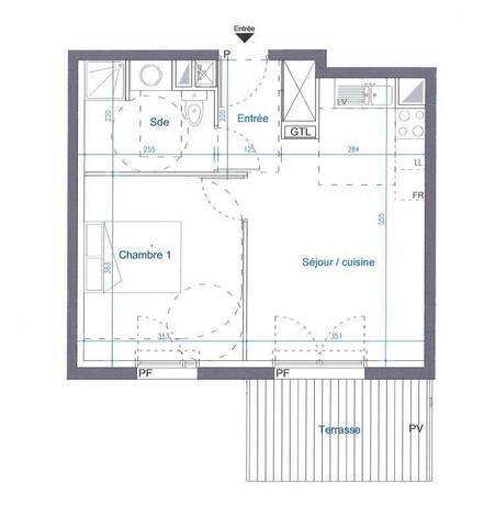 Location Appartement t2 37 m² Saint-Nazaire 44600