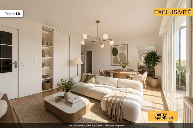 Vente Appartement 3 pièces 63.08 m² Saint-Herblain 44800 Saint-Herblain Bourg-Solvardière-Pelousière