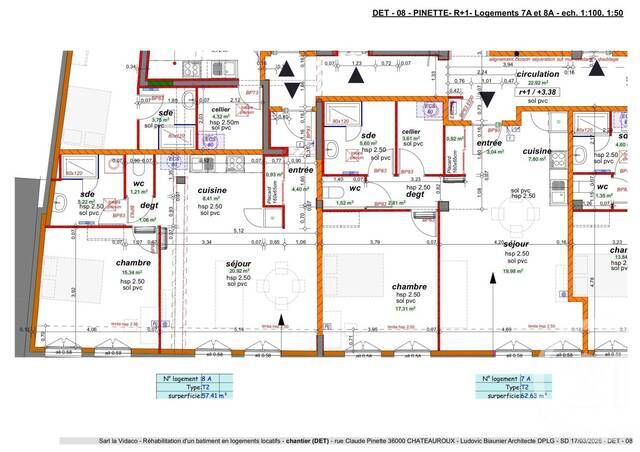 Location Appartement t2 63.3 m² Châteauroux 36000