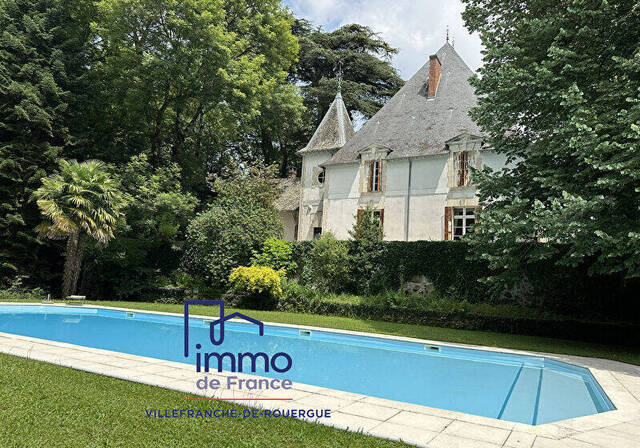 Vente maison demeure de prestige 10 pièces 380 m² à Villefranche-de-Rouergue (12200)