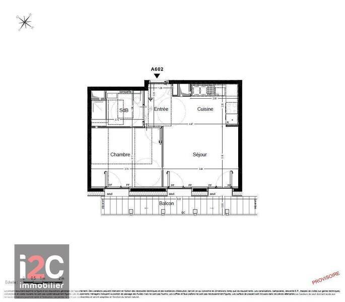 Vente appartement t2 39.3 m² à Ferney-Voltaire 01210