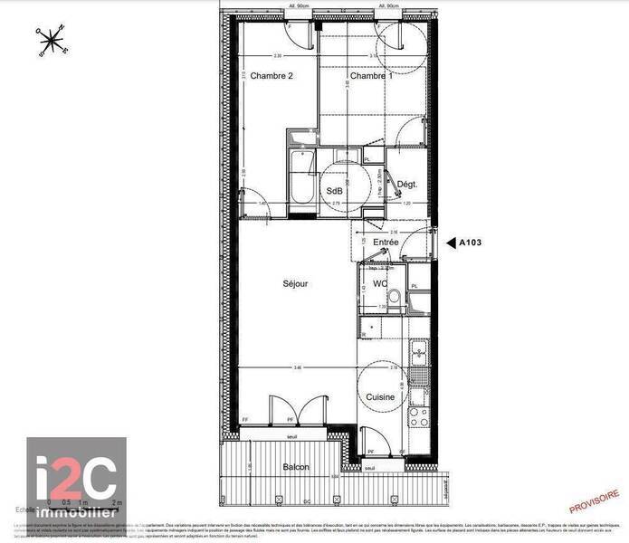 Vente appartement t3 64 m² à Ferney-Voltaire 01210