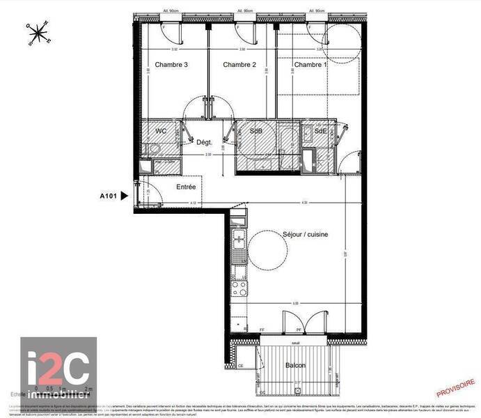 Vente appartement t4 78.2 m² à Ferney-Voltaire 01210