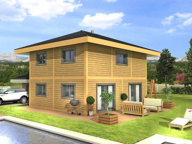 Modèle ANAIS 4 bedrooms of 116.71 m² - Construction Maisons ossature bois