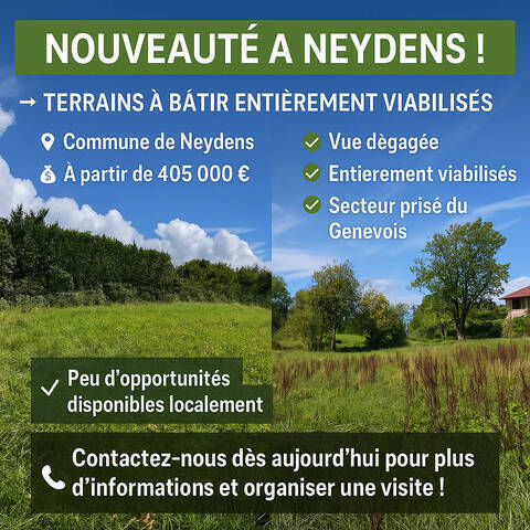 Buy Land terrain Neydens 74160