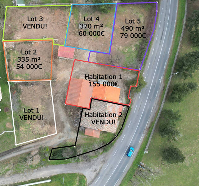 Vente terrain à Annonay 07100