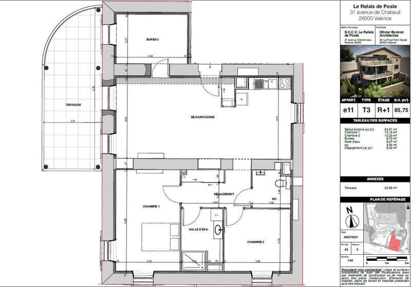 Vente appartement 4 pièces 85 m² à Valence 26000