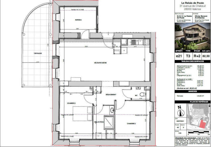 Vente appartement 4 pièces 82 m² à Valence 26000