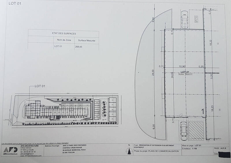 Location local à Chabeuil 26120 1 574 €