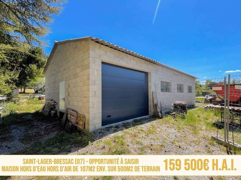 Vente maison 1 pièce 107 m² à Saint-Lager-Bressac 07210