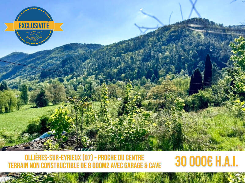 Vente terrain à Les Ollières-sur-Eyrieux 07360