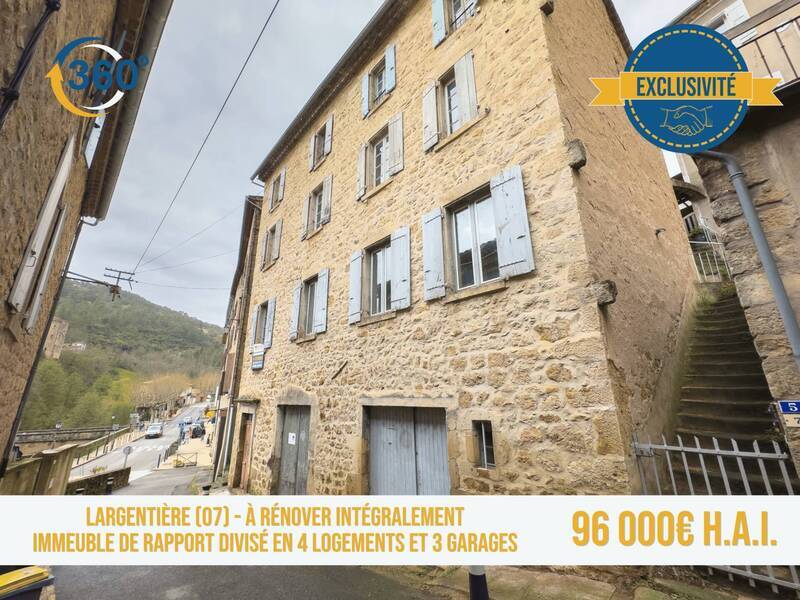 Vente maison 14 pièces 201 m² à Largentière 07110