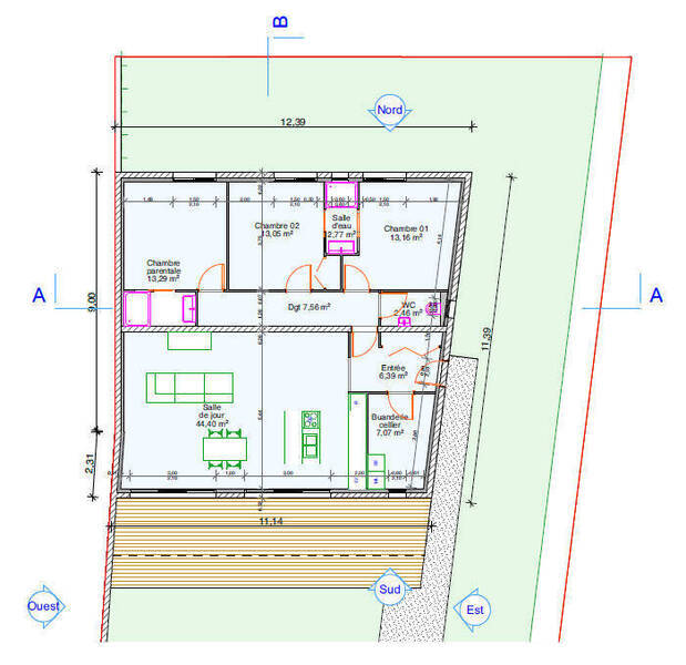 Vente terrain à Romans-sur-Isère 26100