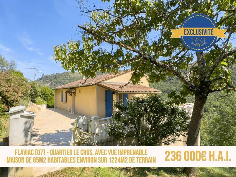 Vente maison 4 pièces 85 m² à Flaviac 07000