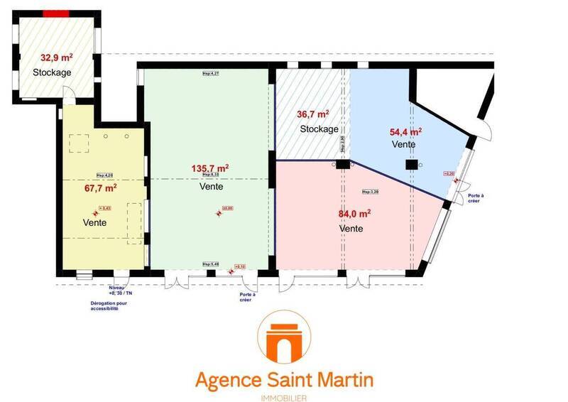 Location local à Montélimar 26200 1 215 €