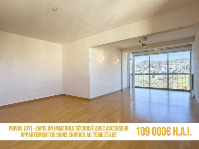 Vente Appartement 5 pièces 97 m² Privas 07000