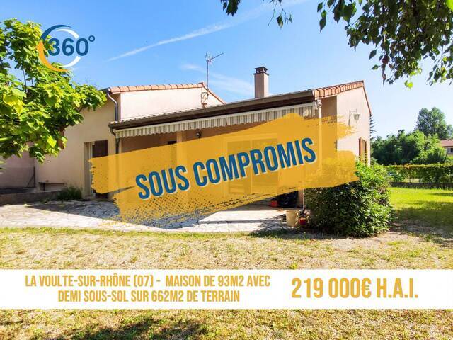 Vente Maison 5 pièces 93 m² La Voulte-sur-Rhône 07800