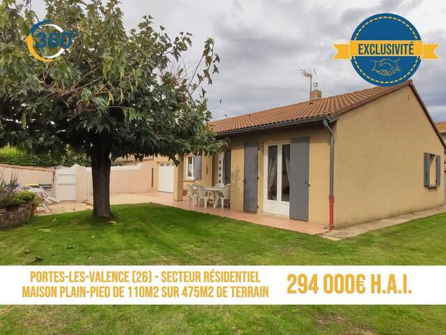 Vente Maison 5 pièces 110 m² Portes-lès-Valence 26800