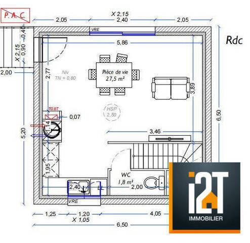 Vente Terrain La Calmette 30190 105 m²
