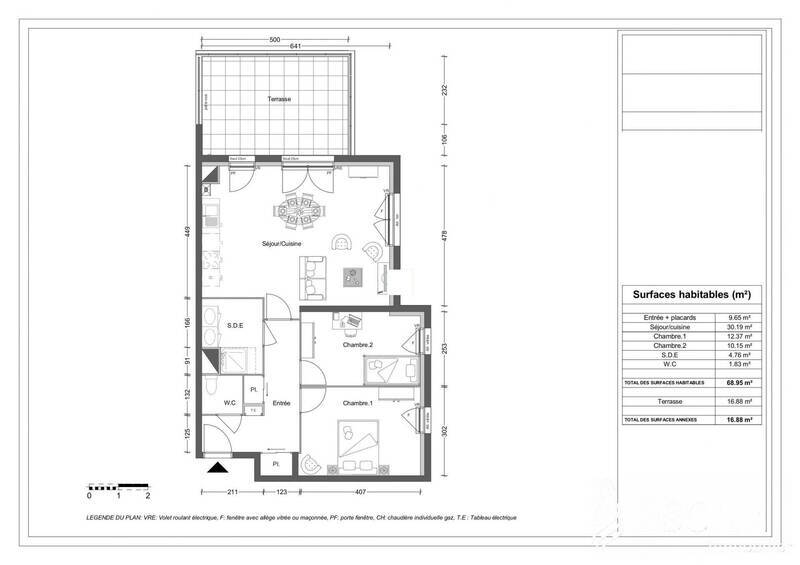 Vente appartement 3 pièces 68.95 m² - Nantes 44300