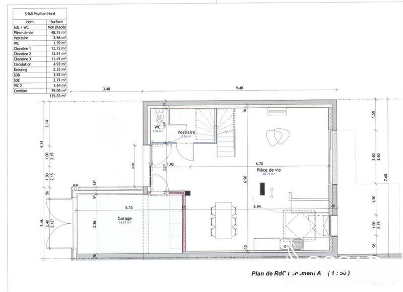 Buy land constructible 274 m² in Rezé 44400