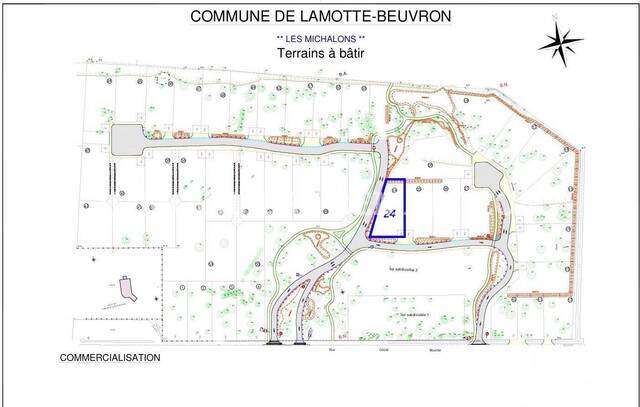 Vente Terrain constructible Lamotte-Beuvron 41600
