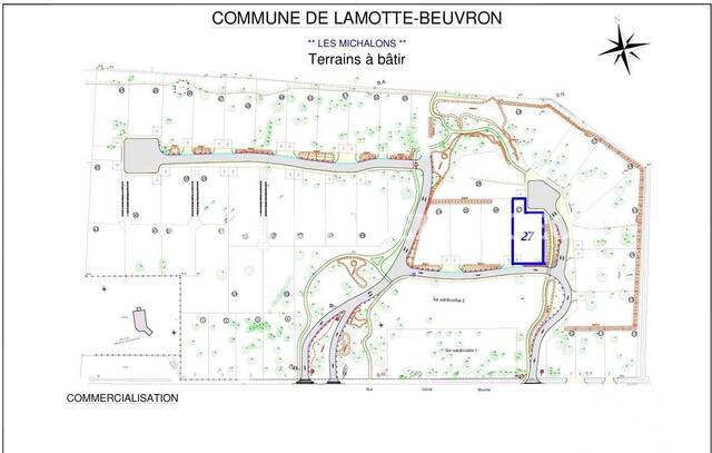 Vente Terrain constructible Lamotte-Beuvron 41600