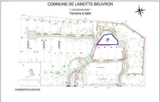 Vente Terrain constructible Lamotte-Beuvron 41600