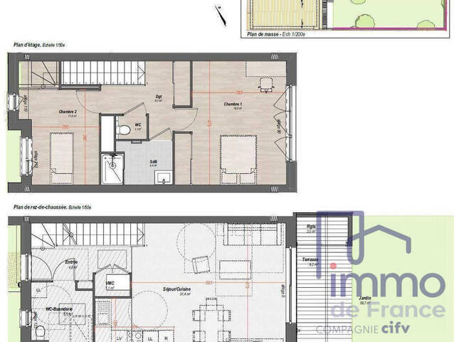 Vente Appartement 3 pièces 85.2 m² Saint-Bonnet-les-Oules 42330
