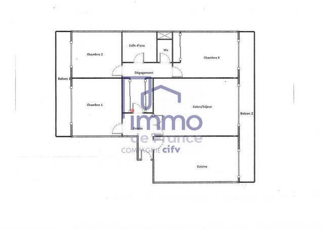 Vente Appartement 4 pièces 85 m² Vénissieux 69200