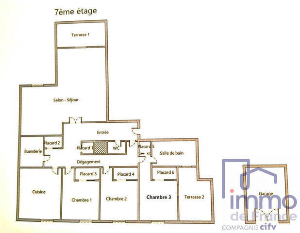 Vente Appartement 5 pièces 105 m² Saint-Étienne 42000
