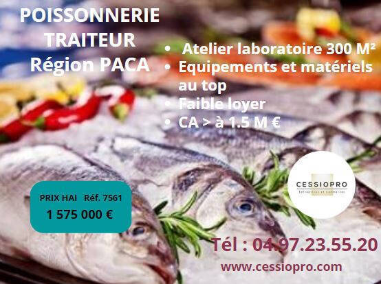 Vente Fonds de commerce poissonnerie - traiteur 350 m² Nice (06000)