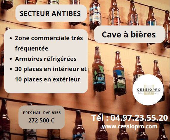 Vente Fonds de commerce cave &agrave; vin 60 m² Antibes (06160)