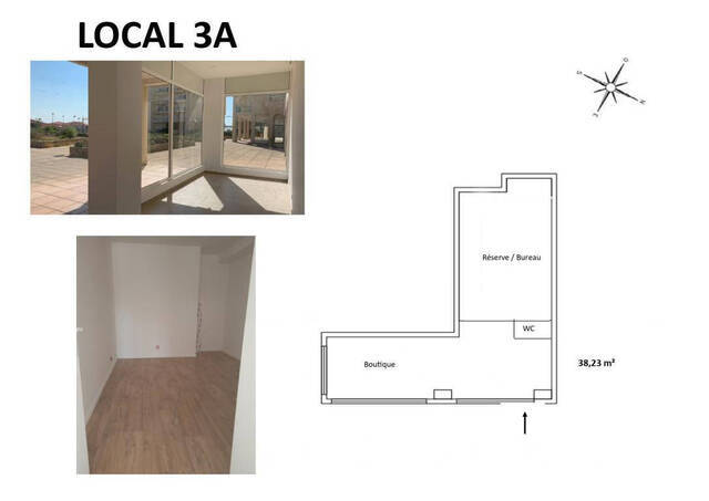 Louer Local commercial 41 m² Antibes (06160)