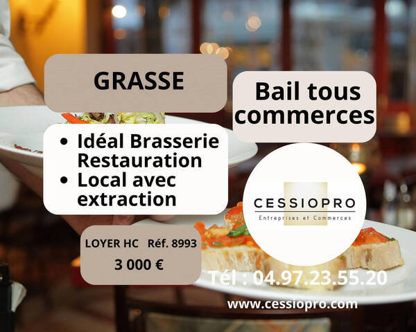 Rent Professional premises commercial premises 120 m² Grasse (06130)